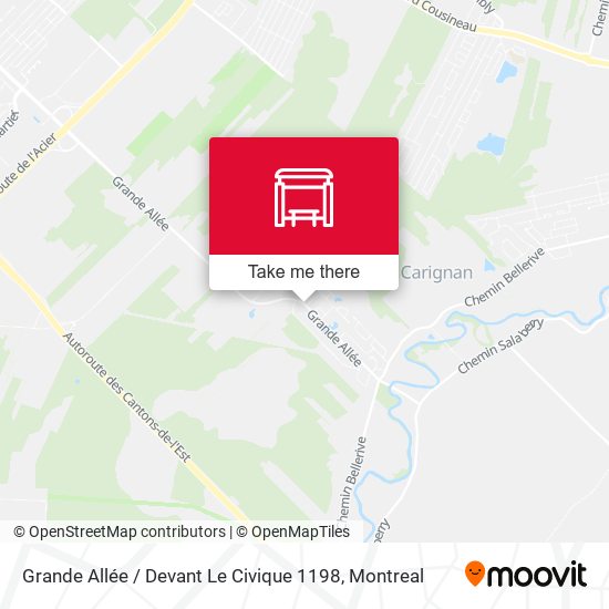 Grande Allée / Devant Le Civique 1198 map