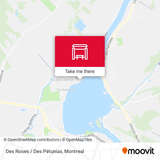Des Roses / Des Pétunias map