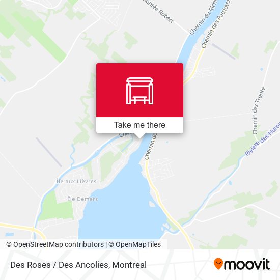 Des Roses / Des Ancolies map