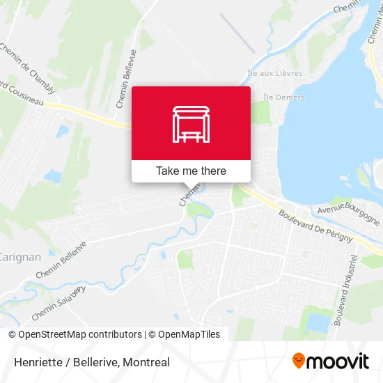 Henriette / Bellerive map