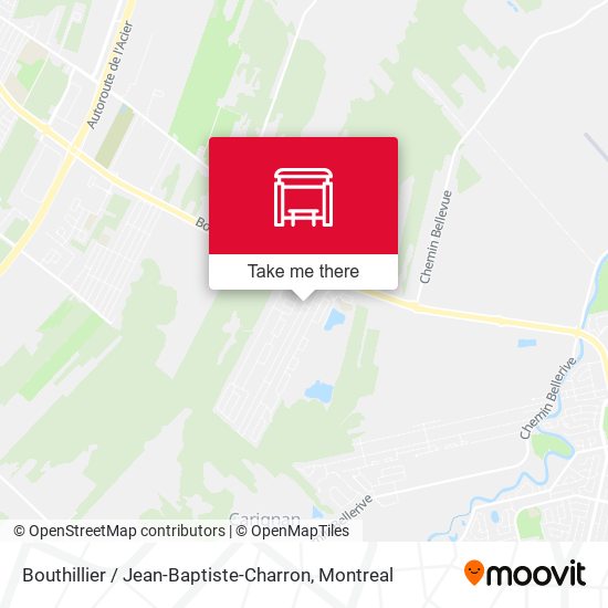 Bouthillier / Jean-Baptiste-Charron map