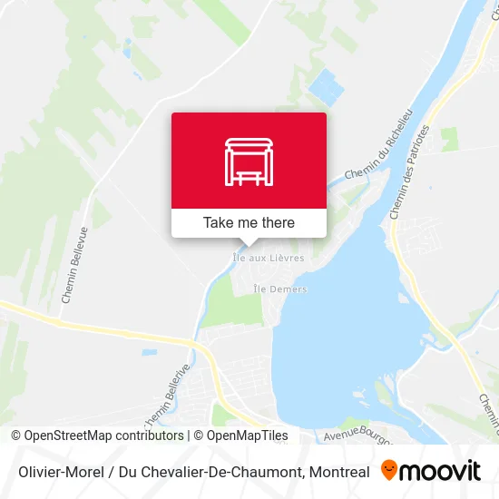 Olivier-Morel / Du Chevalier-De-Chaumont map