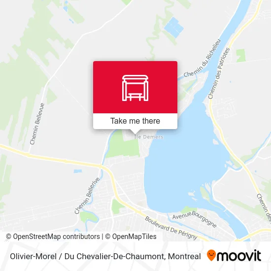 Olivier-Morel / Du Chevalier-De-Chaumont map