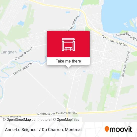 Anne-Le Seigneur / Du Charron map