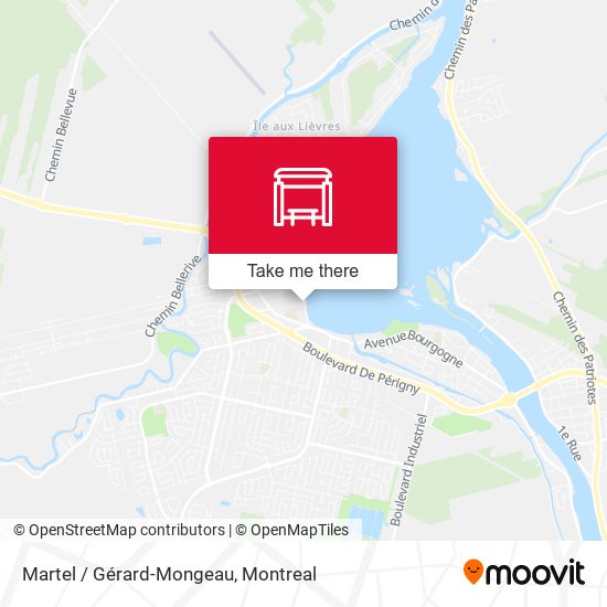 Martel / Gérard-Mongeau map