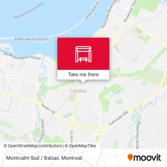 Montcalm Sud / Balzac map