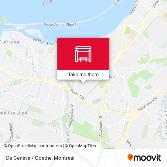 De Genève / Goethe map