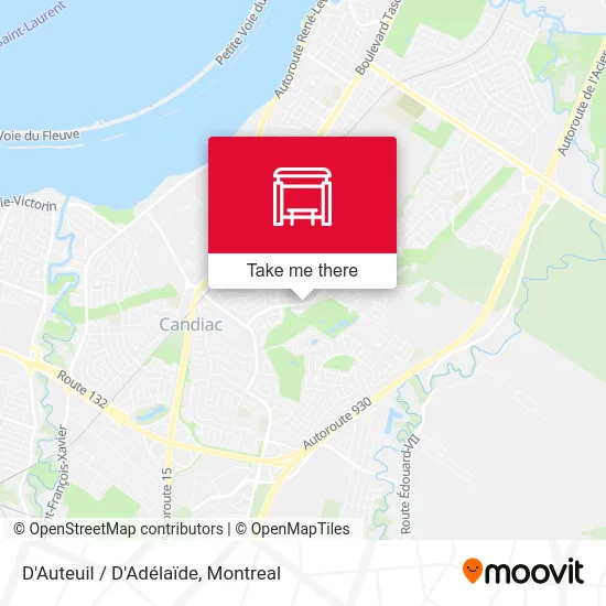 D'Auteuil / D'Adélaïde map