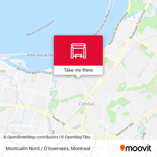 Montcalm Nord / D'Inverness map
