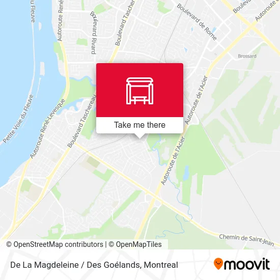 De La Magdeleine / Des Goélands map