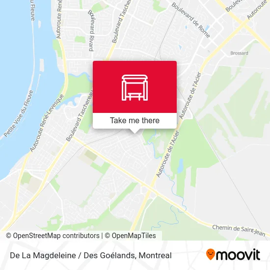 De La Magdeleine / Des Goélands map