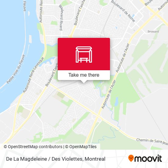 De La Magdeleine / Des Violettes map