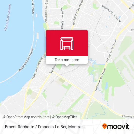 Ernest-Rochette / Francois-Le-Ber map