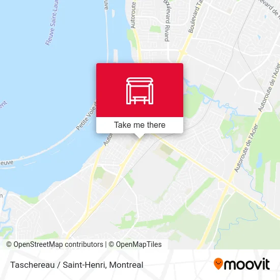 Taschereau / Saint-Henri map
