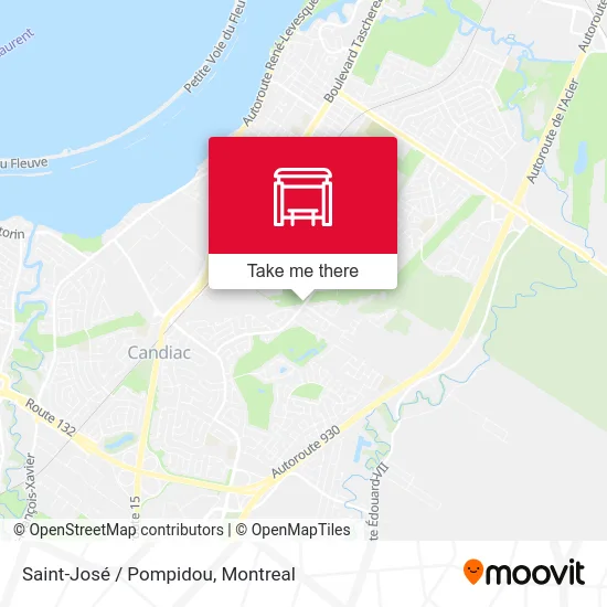 Saint-José / Pompidou map