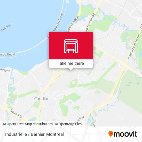 Industrielle / Bernier map