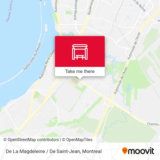 De La Magdeleine / De Saint-Jean map