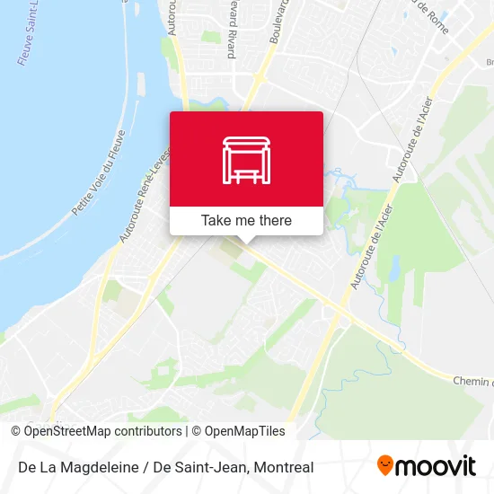 De La Magdeleine / De Saint-Jean map