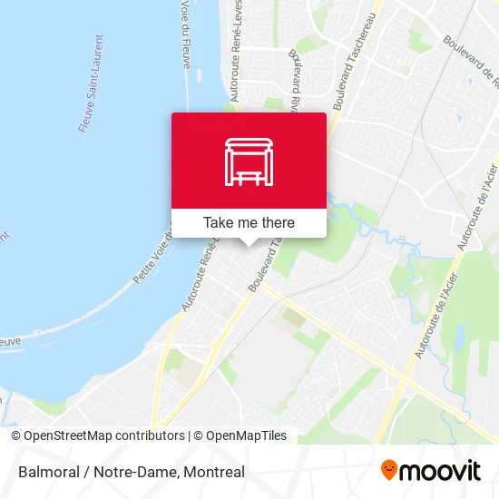 Balmoral / Notre-Dame map