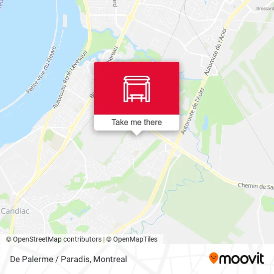 De Palerme / Paradis map