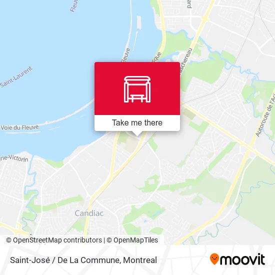 Saint-José / De La Commune map