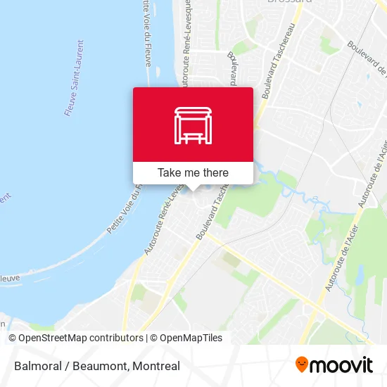 Balmoral / Beaumont map