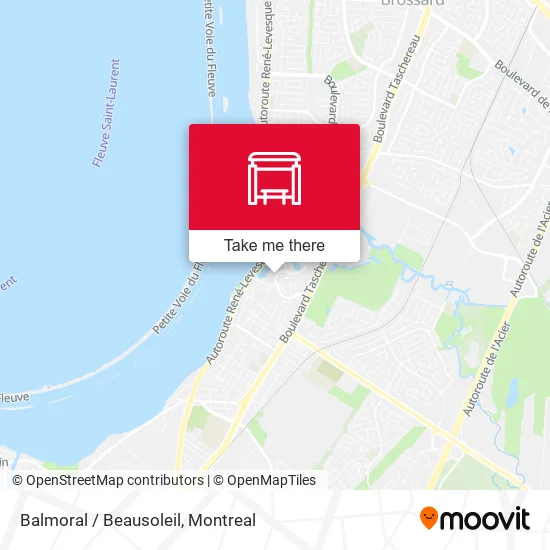 Balmoral / Beausoleil map