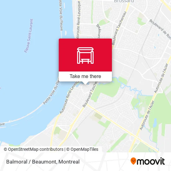 Balmoral / Beaumont map