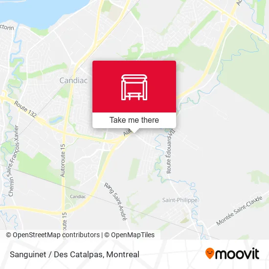 Sanguinet / Des Catalpas map