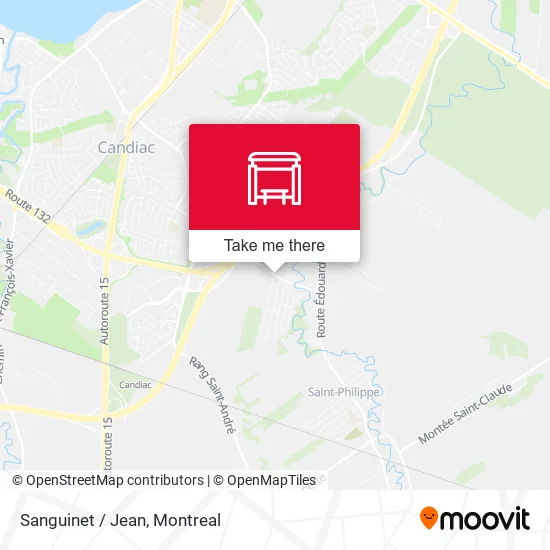 Sanguinet / Jean map