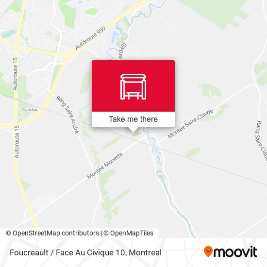 Foucreault / Face Au Civique 10 map