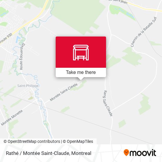 Rathé / Montée Saint-Claude map