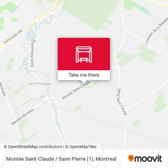 Montée Saint-Claude / Saint-Pierre (1) map