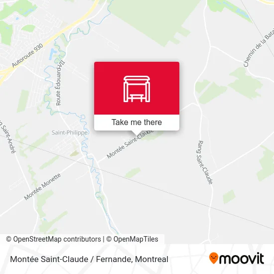 Montée Saint-Claude / Fernande map