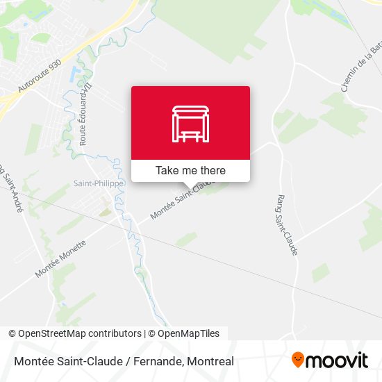 Montée Saint-Claude / Fernande map