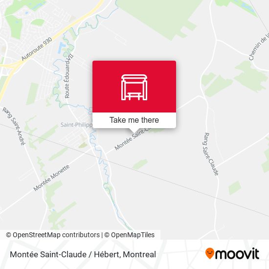 Montée Saint-Claude / Hébert map