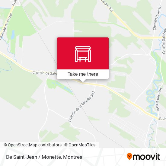 De Saint-Jean / Monette map