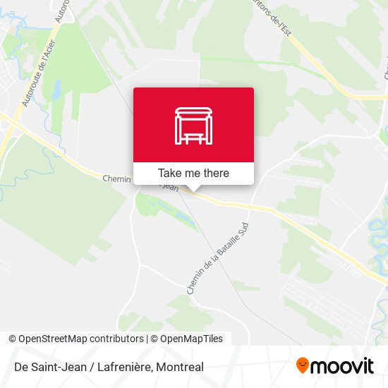 De Saint-Jean / Lafrenière map