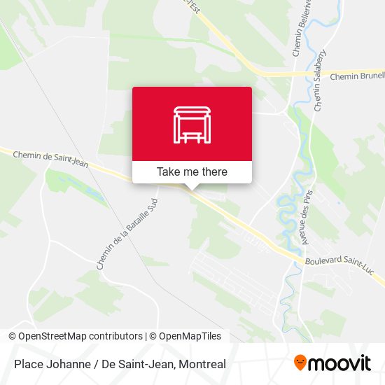 Place Johanne / De Saint-Jean map