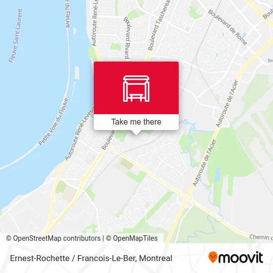 Ernest-Rochette / Francois-Le-Ber map