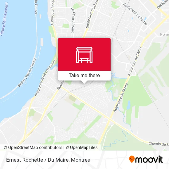 Ernest-Rochette / Du Maire map