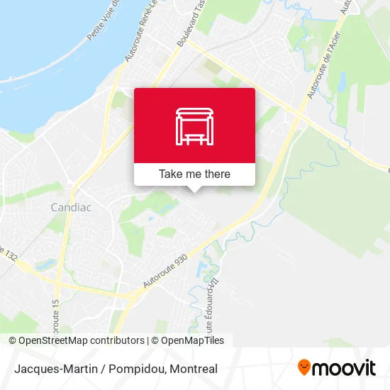 Jacques-Martin / Pompidou map