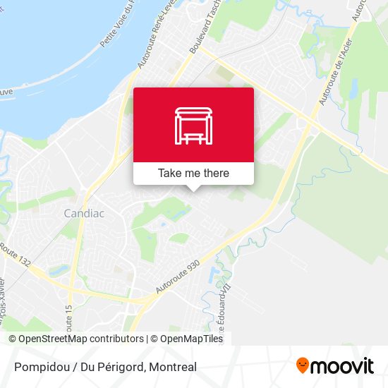 Pompidou / Du Périgord map