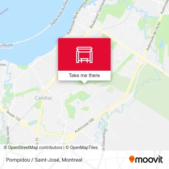 Pompidou / Saint-José map