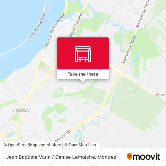 Jean-Baptiste-Varin / Denise-Lemaistre map