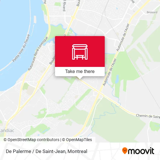 De Palerme / De Saint-Jean map