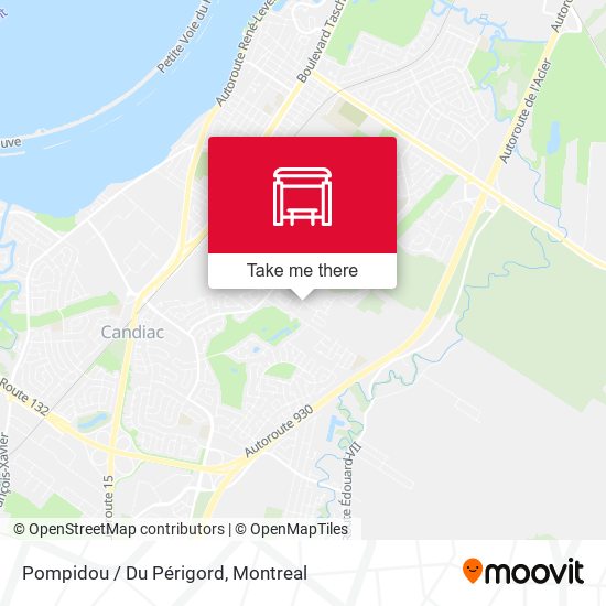 Pompidou / Du Périgord map