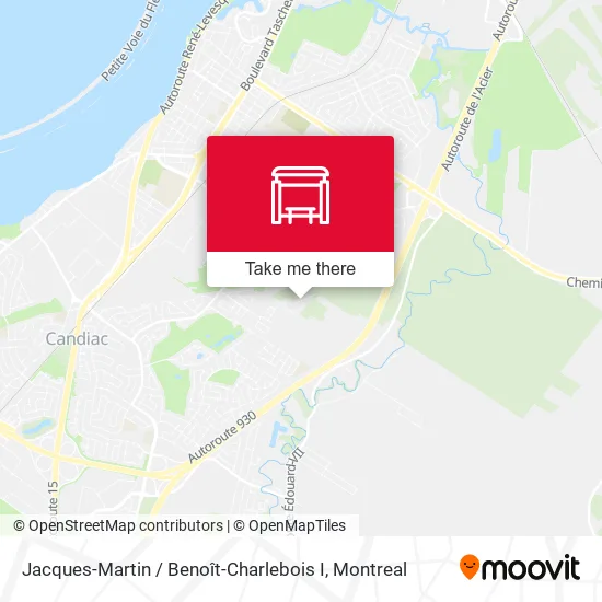 Jacques-Martin / Benoît-Charlebois I map