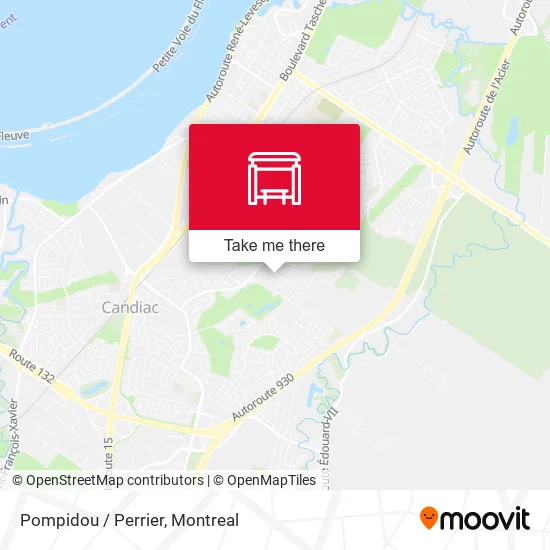 Pompidou / Perrier map