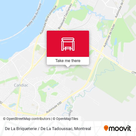 De La Briqueterie / De La Tadoussac map